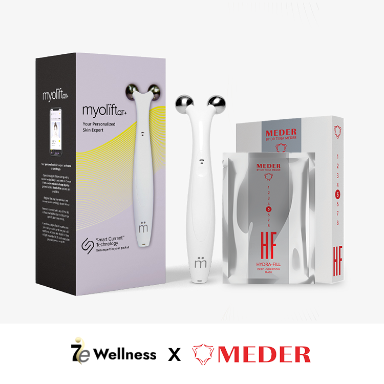 7e Wellness X Meder Beauty | MyoLift QT Plus Glass Skin Set